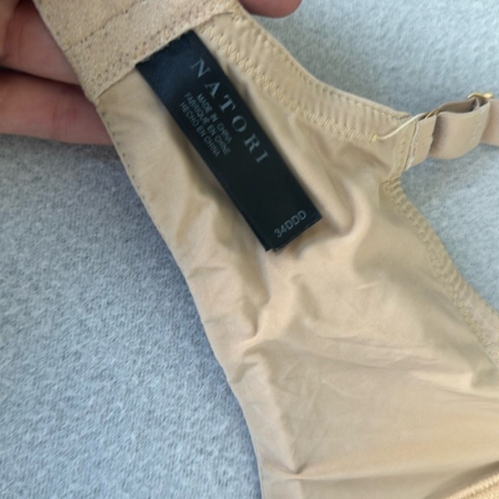 NATORI Rose Dream Custom Coverage UW T-Shirt Bra Hazelnut Cafe‎ 34DDD - Picture 8 of 9